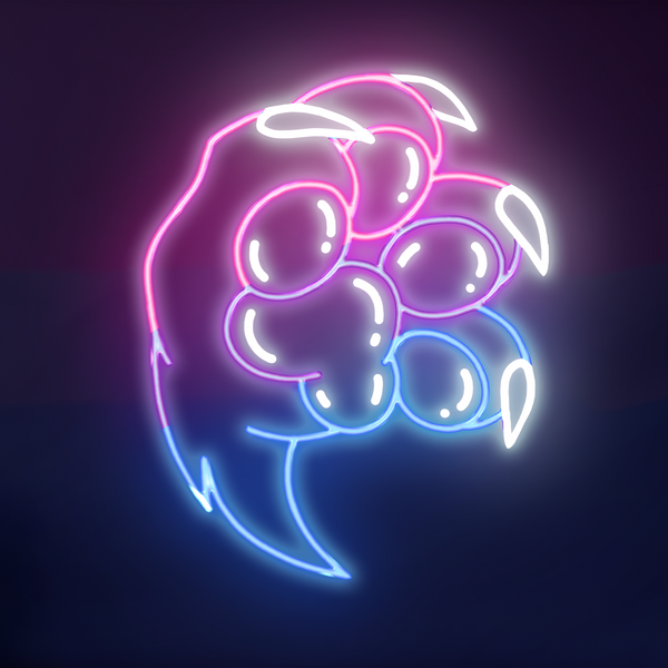 BI-PAW LED Neon Sign (Hand-Made) pre order (3-4 weeks to make)