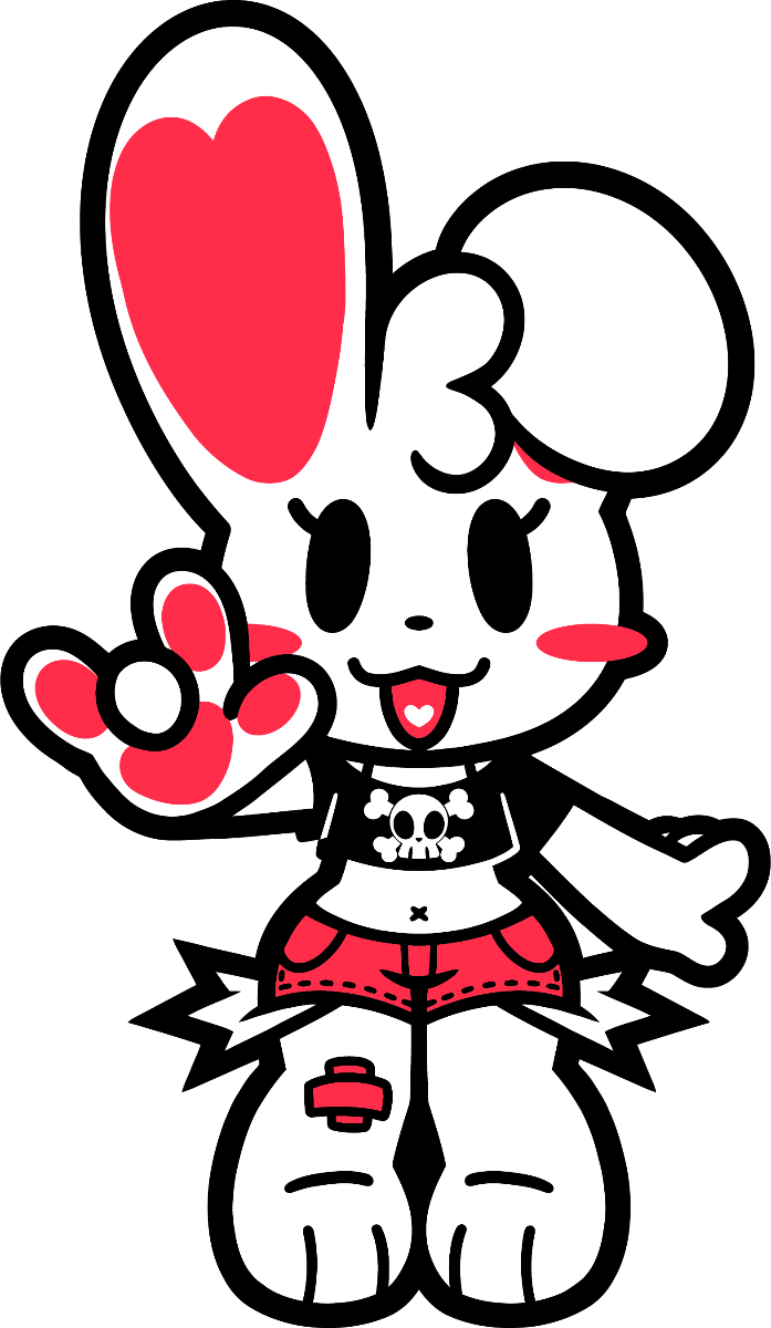 Bunny Sticker - Zoey Chibi