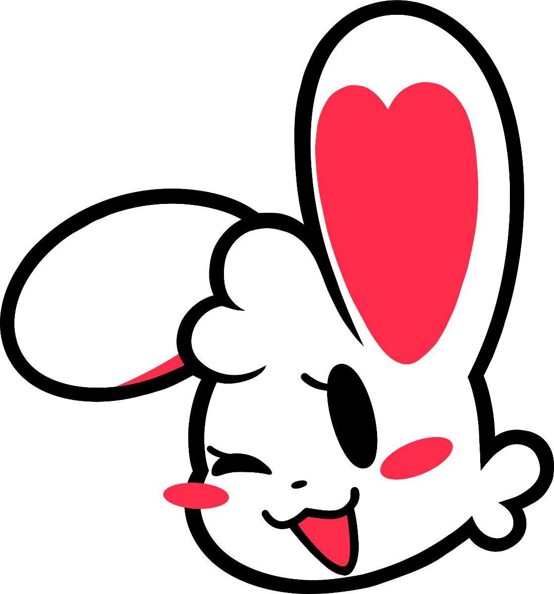 Bunny Sticker - Zoey Face