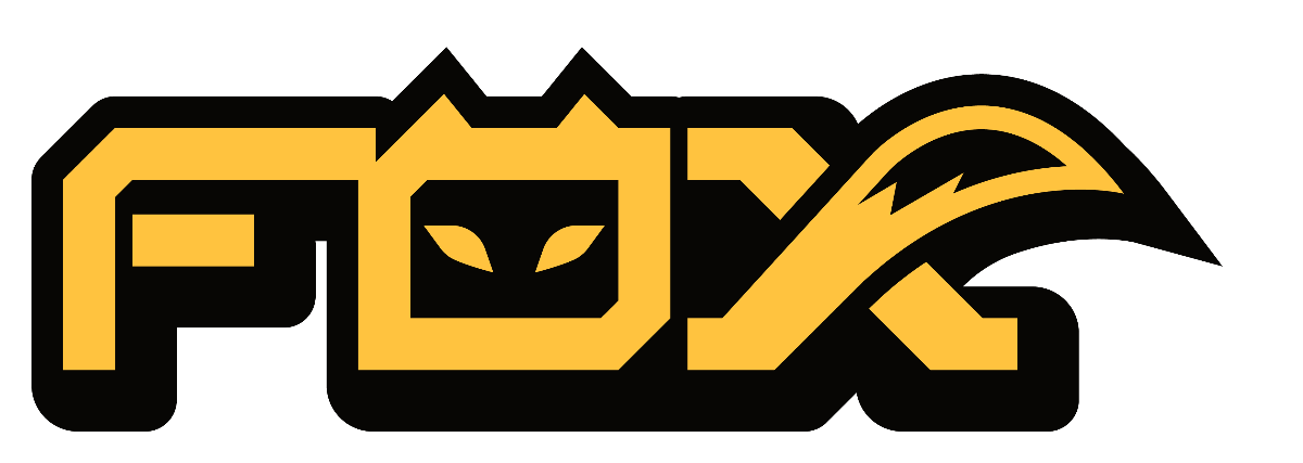 Fox Sticker - Text Logo