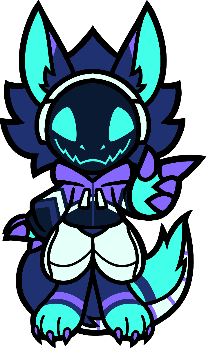 Protogen Sticker - Widget Chibi – F-Class Merch