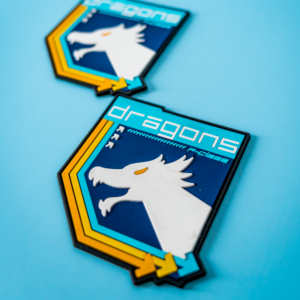 Team Dragon Sew-On PVC Patch