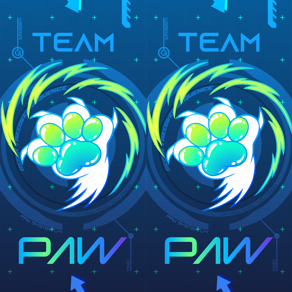 Team PAW Grip Tape FClass Merch